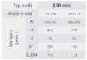 Kratka ściekowa boczna KSB 200-110